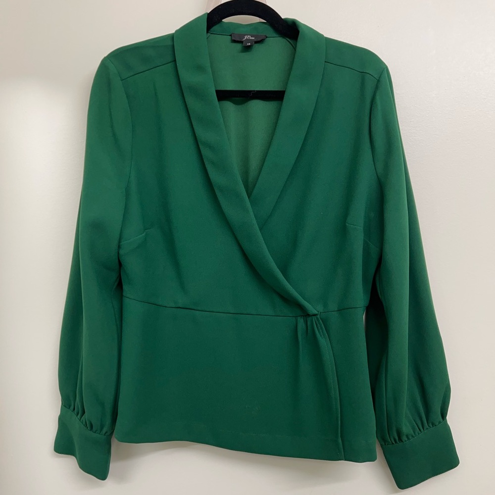 Jcrew Peplum Blouse